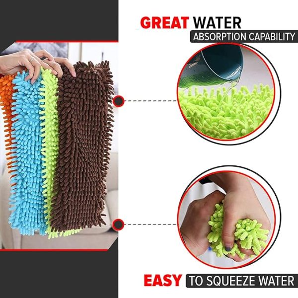 Universal Microfiber Mop Duster Pads Head | Refill Replacement Micro Fiber Cloth