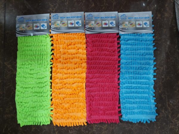 Universal Microfiber Mop Duster Pads Head | Refill Replacement Micro Fiber Cloth