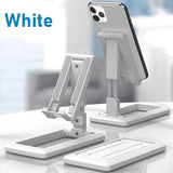 Universal Plastic Mobile Phone Holder | Adjustable Foldable Desktop Stand