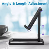 Universal Plastic Mobile Phone Holder | Adjustable Foldable Desktop Stand