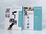 Vlogger video making Kits Vlog Microphone LED Fill Light Mini Tripod mobile holder