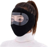 Windproof Anti Dust Full Face Masks Cycling Ski Breathable Masks Eye Hd Anti Fog Goggles Hood Cover Winter Warm Hat Caps